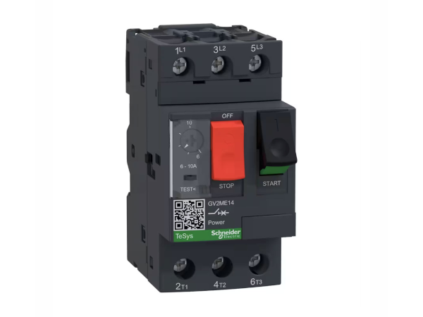 GUARDAMOTOR REGULABLE 6.0-10A 100kA 690VAC tipo ME Schneider